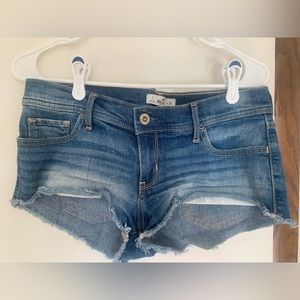 Hollister denim shorts, size 7